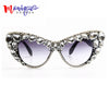 2018 Oversize Cat Eye Sunglasses Women Brand Designer Luxury Crystal Sexy Sun Glasses For Ladies Oculos De Sol Feminino - besttravelaccessories