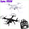 Syma X5SW WIFI FPV 2.4Ghz 4CH 6-Axis RC Quadcopter Drone 0.3MP Camera HD White Black RTF - besttravelaccessories