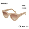 ESNBIE New Pink Sunglasses Women Cat Eye Sexy lunette de soleil Women's Decorative Glasses oculos Fashion Eyewear UV400 - besttravelaccessories