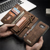 Luxury Brand For Samsung Galaxy S8 S7 Case Genuine Leather Flip Cover For Samsung S 8 Plus S 7 Edge Magnetic Wallet Phone Bags - besttravelaccessories