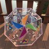Summer children umbrella creative cartoon long handle transparent umbrella - besttravelaccessories