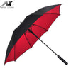 NX Double layer long golf umbrella man women's rain Semi automatic double layer windproof umbrella Custom logo wholesale - besttravelaccessories