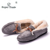 Free Shipping Casual Women Flats Shoes Winter Plus Velvet Flats Female Moccasin Shoes Women's Loafers Ladies Doug Shoes STA662 - besttravelaccessories