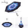 New Styles  Double Layer Parasol Manual On Auto-off inverted Umbrella peacock chinese creative male/woman umbrella - besttravelaccessories