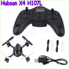 1pcs Hubsan X4 H107L Mini Drones 2.4G 4CH RC Quadcopter Helicopter RTF With Led Light Remote Control Quadrocopter Quad toys - besttravelaccessories